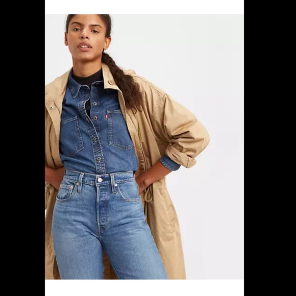 LEVI’S Premium 501® STRETCH SKINNY WOMEN'S JEANS - Picture 4 of 9